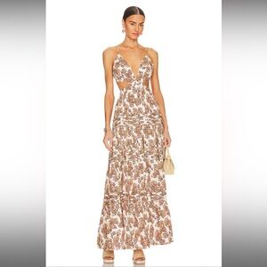 Significant Other | Tilly Dress in Brown Floral